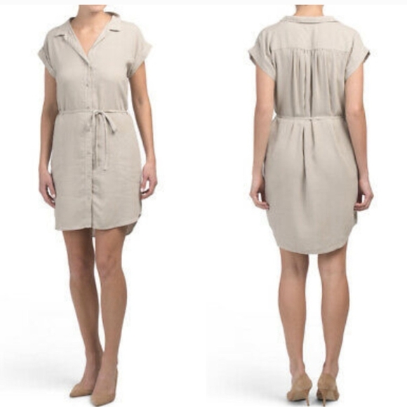 Cloth & Stone light grey shirt dress size M - Picture 12 of 12